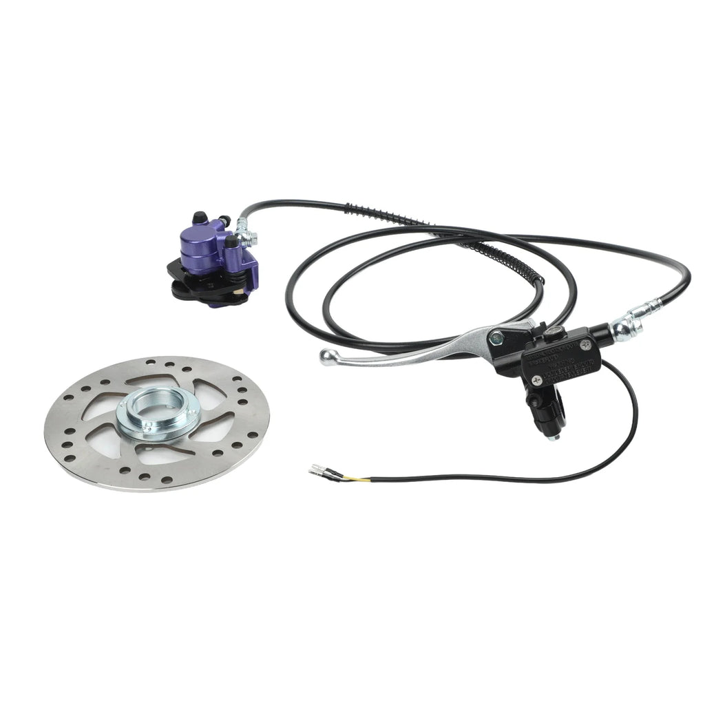 Brake Set Electric Vehicle Motorcycle Modification Disc Disc Brake Diameter Electric Vehicle Heat Dissipation Pack Of Screws Oasis Select without abs pump