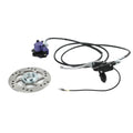 Brake Set Electric Vehicle Motorcycle Modification Disc Disc Brake Diameter Electric Vehicle Heat Dissipation Pack Of Screws Oasis Select without abs pump