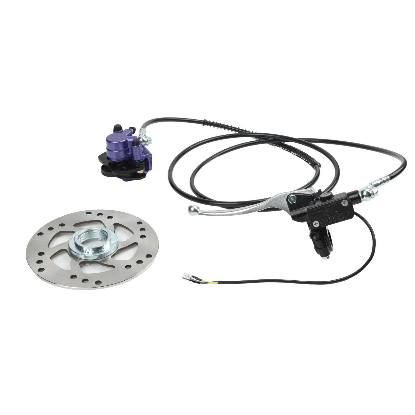 Brake Set Electric Vehicle Motorcycle Modification Disc Disc Brake Diameter Electric Vehicle Heat Dissipation Pack Of Screws Oasis Select without abs pump