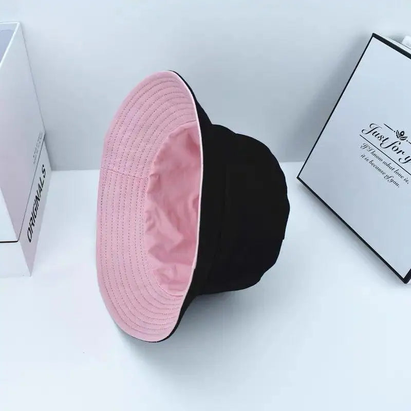 Womens Plaid Fisherman Cap Summer Rolled Edge Bow Bucket Hat Breathable UV Shield Sun Cap for Beach Holiday Travel Oasis Select A5