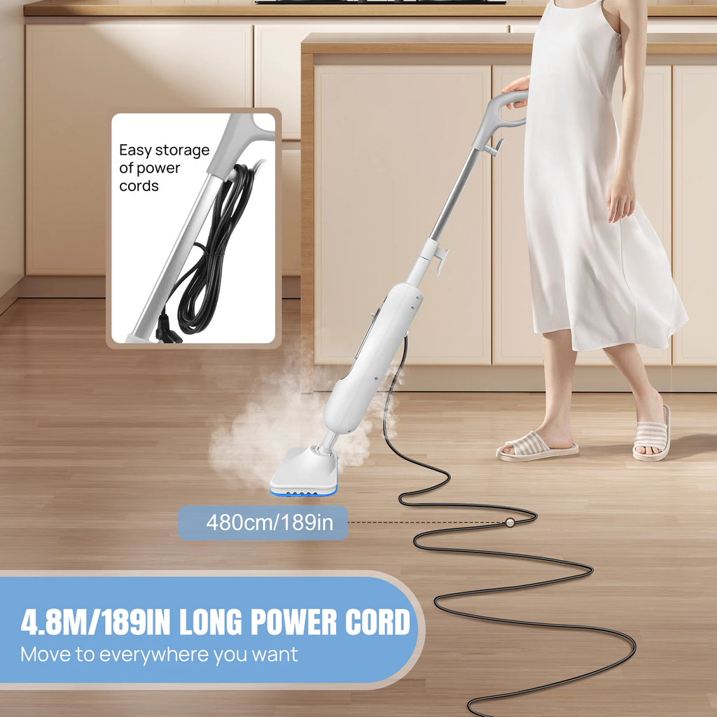 GUOHE 1500W Steam Mop & Detachable Cleaner | 400ml CE Certified