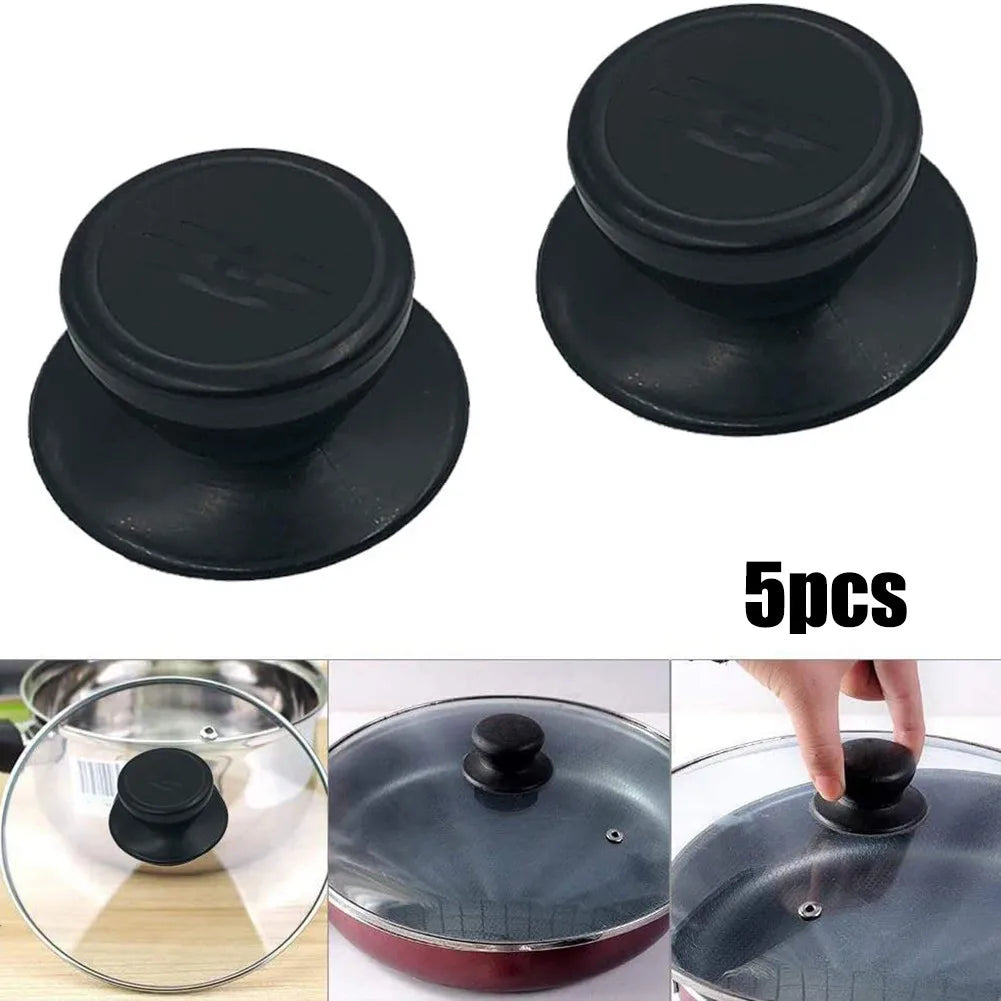 5-Pack Replacement Pot & Pan Lid Knob Handles | Heat-Resistant Cookware Lid Knob Oasis Select