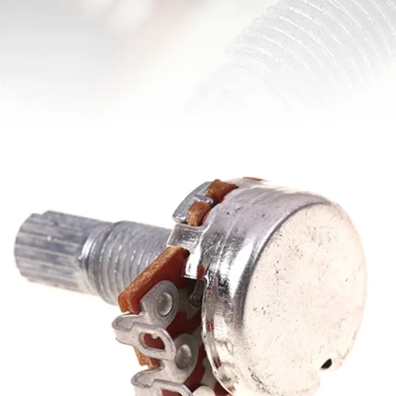 A500K B500K A250K B250K A50K B50K A25K B25K Potentiometer Splined Small Pot Electric Guitar Bass Effect Amp Tone Volume18mm Oasis Select