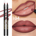 KAFURUX Waterproof Matte Lip Liner | 12 Colors, Long-Lasting