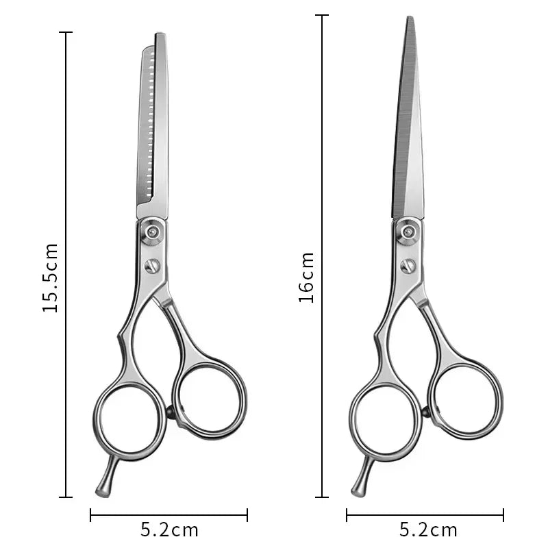 Professional Hairdressing Haircut Scissors 6 Inch Barber Shop Hairdresser's Cutting Thinning Tools High Quality Salon Set Oasis Select