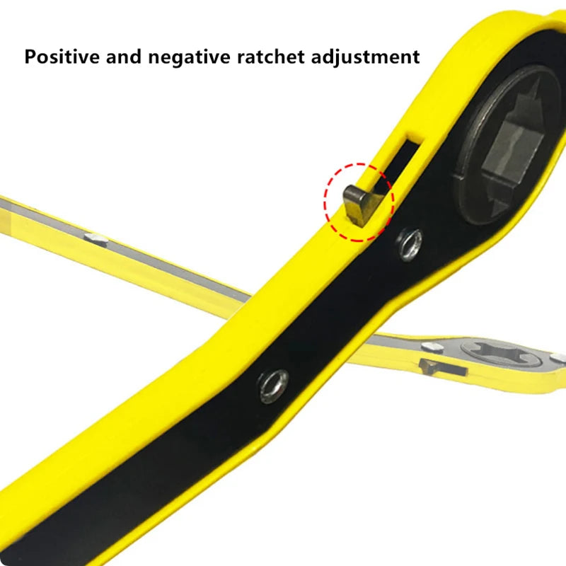 Compact Tire Removal Tool with Car Jack Ratchet Wrench, Cross Designed Labor Saving Tool Oasis Select