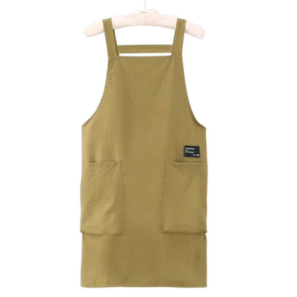 Household Apron Men Women Japanese Apron Barber Coffee Workwear Oil-proof Waterproof Restaurant Waiter Kitchen Cooking Apron Oasis Select