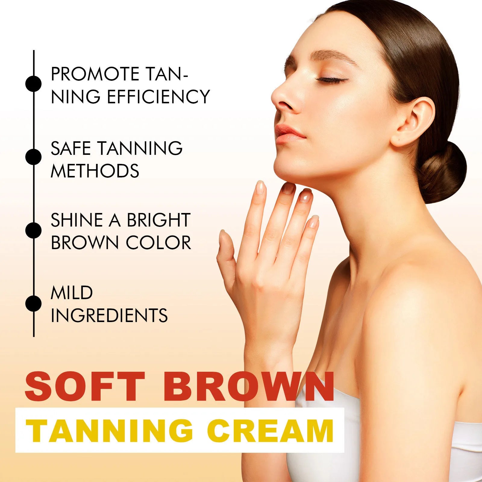 WIYUN Self Tanner Bronzer Booster Cream – Sunless Tan 30g/60g