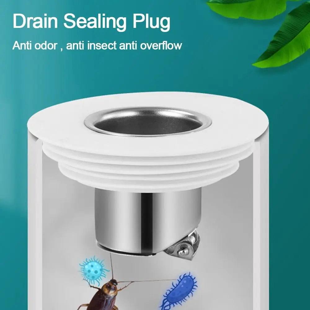 Kitchen Bathroom Accessories Stopper Sewer One Way Valve Shower Drainer Water Pipe Plug Drain Cover Anti odor Floor Drain Oasis Select