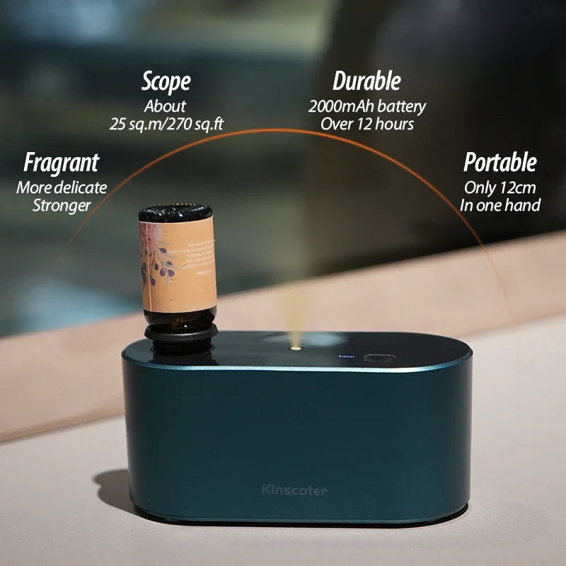 Portable Waterless Aroma Diffuser | Essential Oil Atomizer