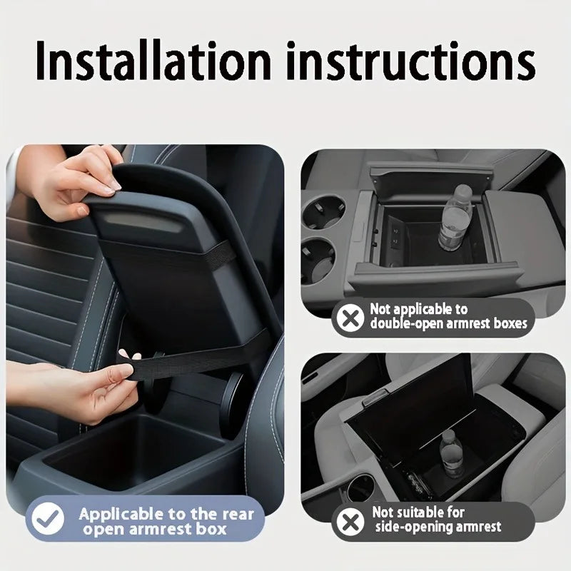 Car Armrest Pad Durable Universal Soft 1pc Plush Heightening Pad For Central Console For Vehicles For Car Interior Armrest Cover Oasis Select