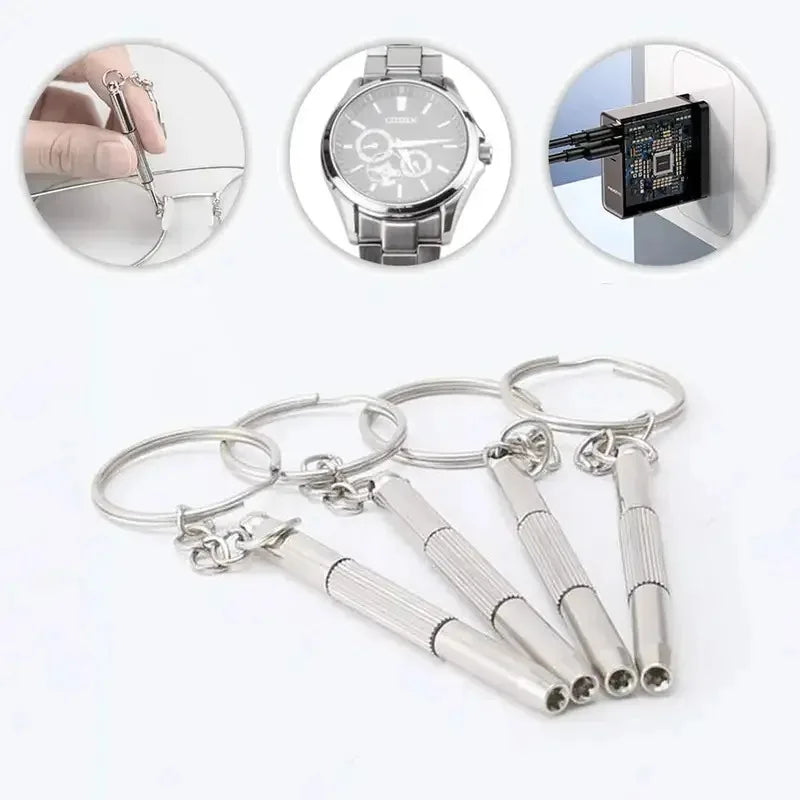 5/10/20/30pcs Mini 3 In1 Screwdriver Eyeglass Optical Eye Glasses Portable Spectacles Watch Repair Kit Practical Household Hand Oasis Select