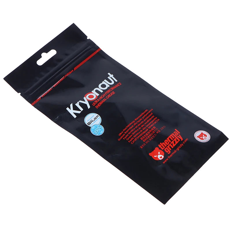 1g Thermal Grizzly Kryonaut Extreme KE Thermal Paste for CPU/GPU Cooler Large Capacity Compound Cooling Silicone Grease Oasis Select