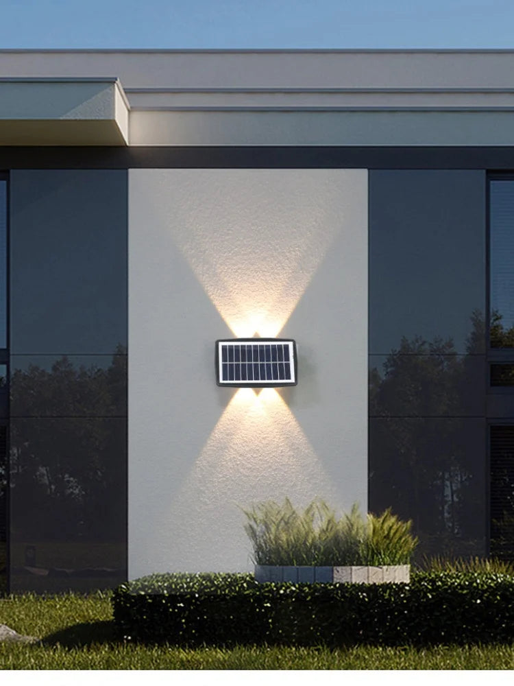 SHINEKNOT Solar LED Outdoor Wall Light | IP65 Waterproof 4W/6W