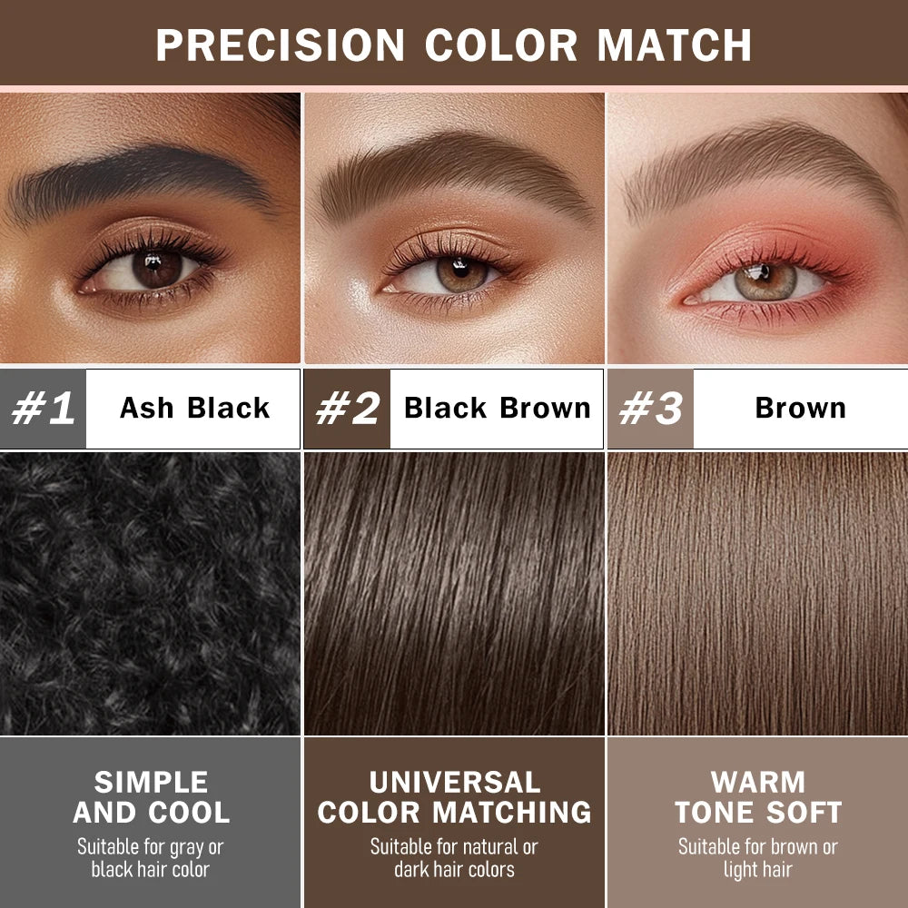 Multi-Fork Fluffy Liquid Eyebrow Pen waterproof Long Lasting Brow Natural Smooth Simulated Fine Flu Brow Pencil Eye Makeup Oasis Select