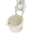 Sink Hanging Strainer Basket – Snap-On Faucet Drain Organizer Sink Strainer Basket Oasis Select White
