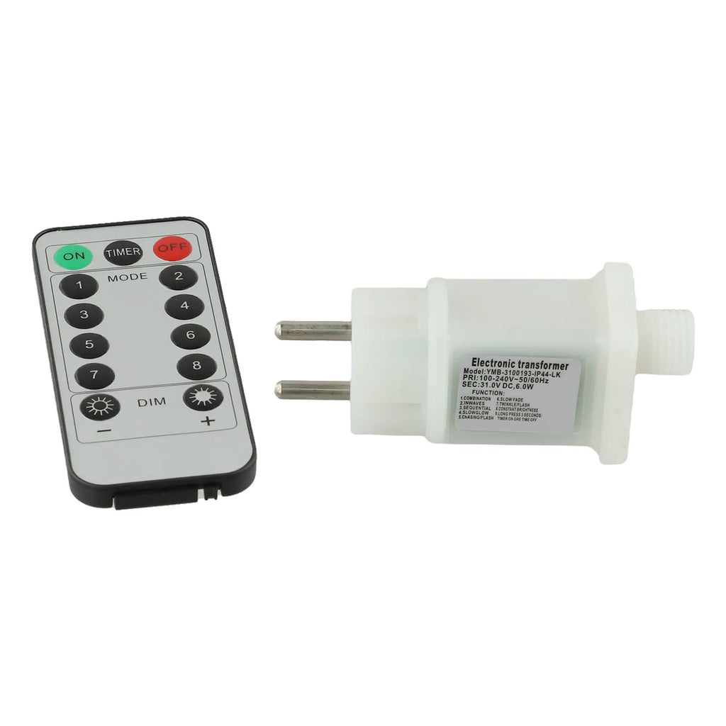 31V LED Adapter Remote Control Adapter Rated Power 6W 4 Brightness Levels 8 Lighting Functions Input Voltage 220V-240V Oasis Select