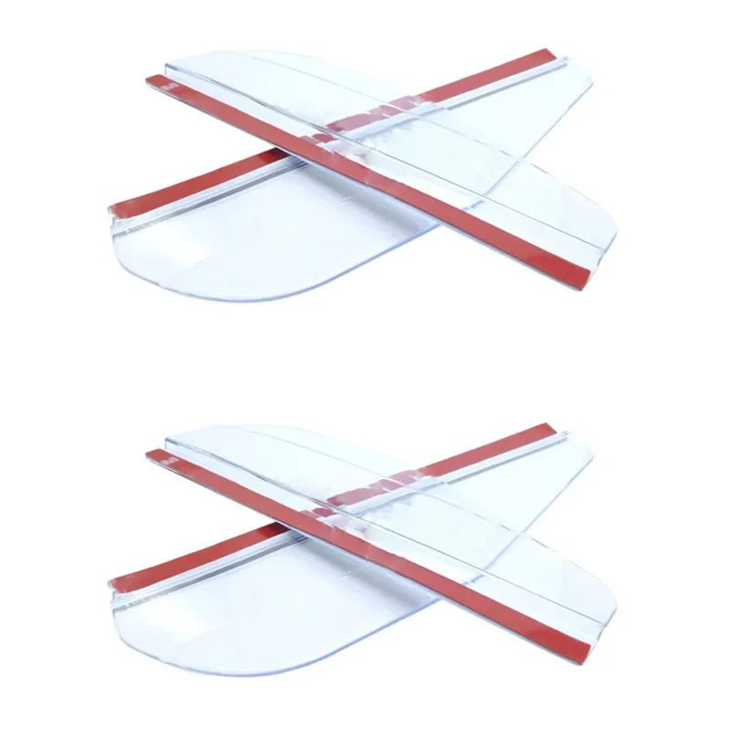 1/2/3/4Pairs Rear View Side Mirror Rain Board Eyebrow Guard Sun Visor Shade Shield Car Exterior Accessories Car Styling Oasis Select 2pairs Transparent