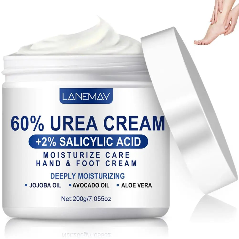 Urea 60% & Salicylic Acid 2% Foot Cream – Cracked Heels 200g Foot & Hand Cream Oasis Select 200g