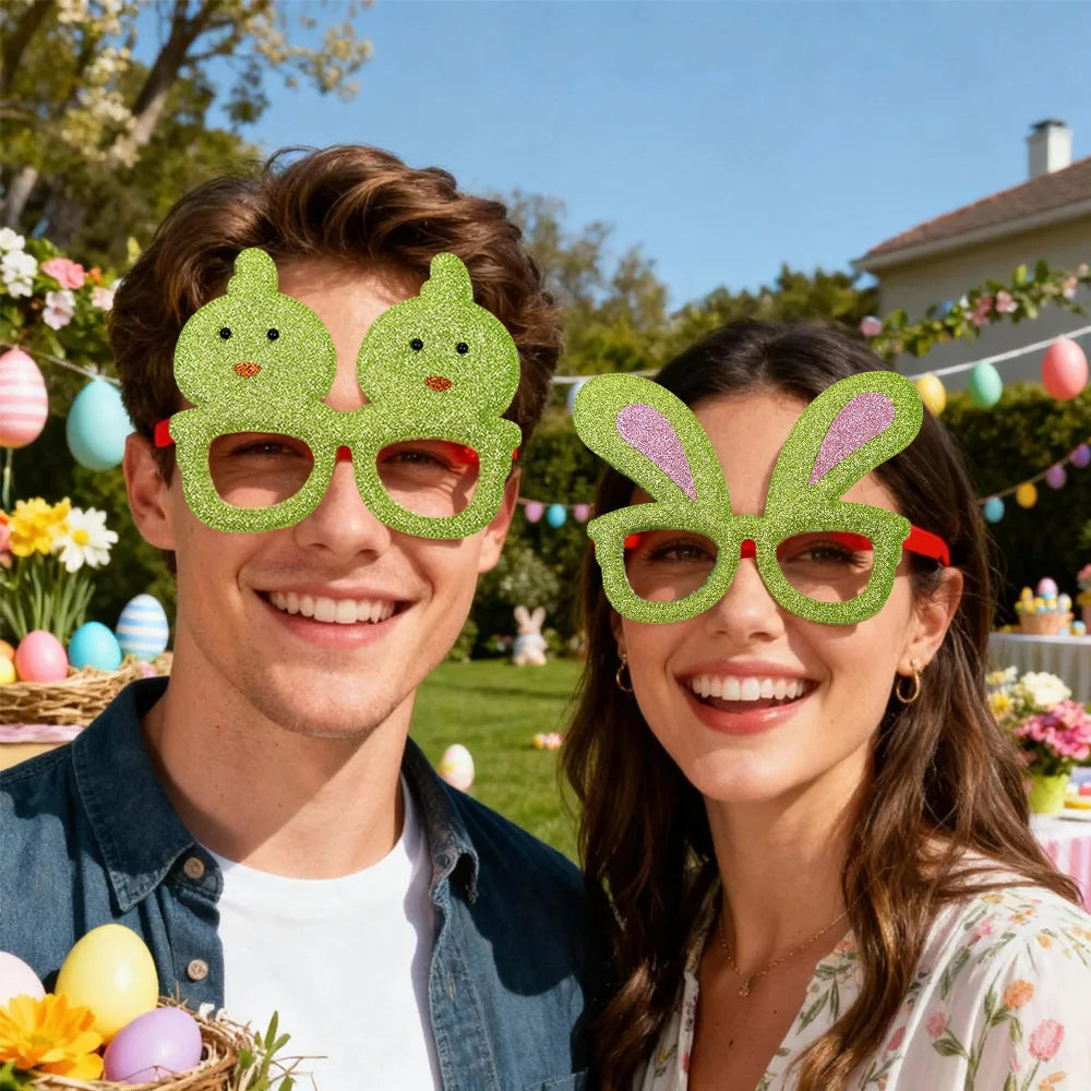 Easter Bunny Glasses Kids & Adults Photo Prop | Party Decor