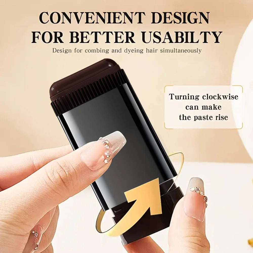 Brown Hair Dye Comb – Instant Gray Coverage Touch-Up Stick