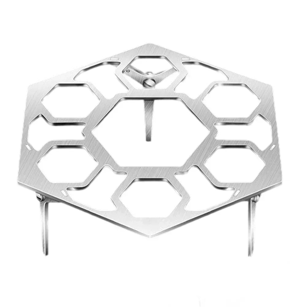Stainless Steel Egg Steamer Rack Stackable Trays for Pot Cooking For Combo Multi Hole Design Suitable for Multiple Foods Oasis Select