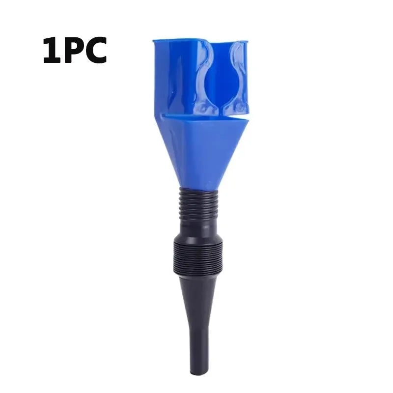 1-8Pcs Car Refueling Funnel, Gasoline Folding Engine Oil Funnel Tool, Plastic Funnel, Car Motorcycle Refueling Tool, Auto Parts Oasis Select 1PCS