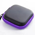 1/3Pcs Zipper Storage Bag For Wired Earphone Data Cable Mini Portable Small Square Bag For AirPods Key Money Bag Protector Case Oasis Select 1pcs Purple