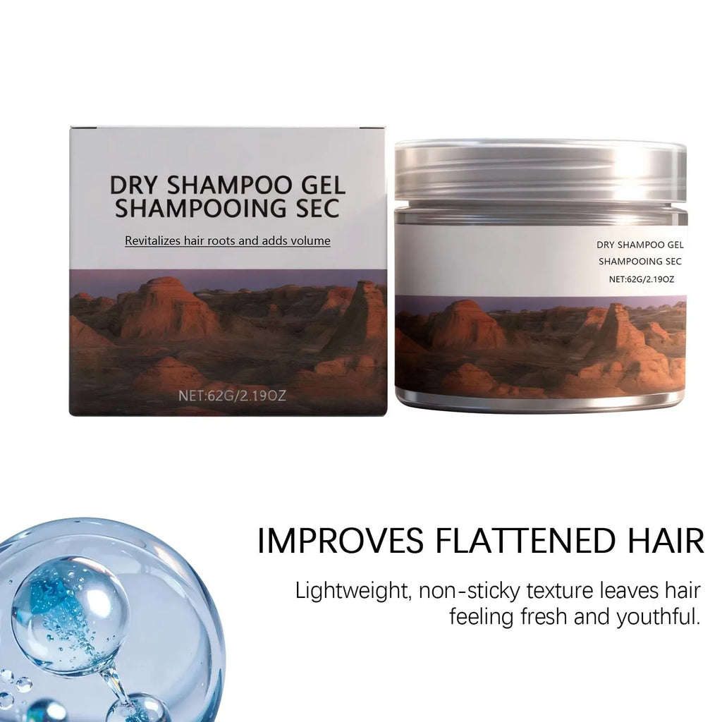 Coconut Oil Dry Shampoo Gel Add Hair Volume Natural Plump Fluffy Keep Hair Refreshing Convenient Use Non Greasy Hair Wash Gels Oasis Select