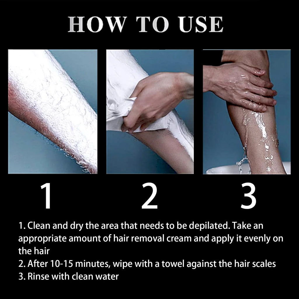 East Moon Men's Aloe Hair Removal Cream – Painless & Gentle Hair Removal Cream Oasis Select