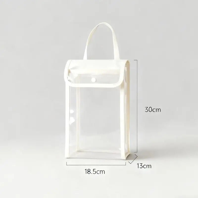 SUSU 1PCS Wall Mounted Tissue Holder Bag Waterproof Hanging Storage Pouch Multi Purpose Organizer for Bathroom Kitchen Oasis Select White