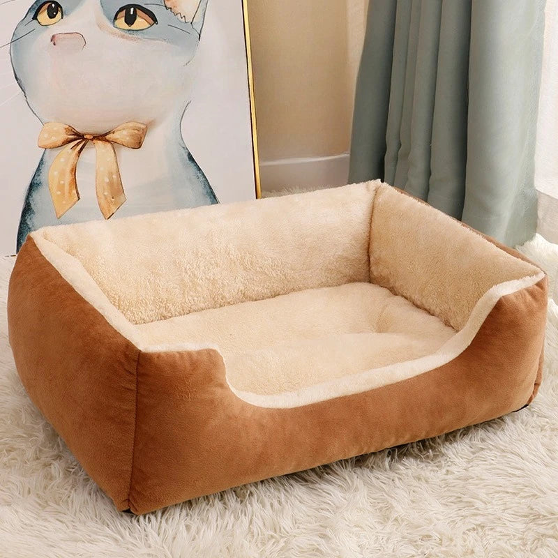 Winter Warm, All-season Plush Cat Pads for Cat and Dog Beds, Washable and Bite-resistant, Small, Medium and Large Dog Bed Pads Oasis Select