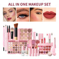 All In One Makeup Set for Full Face Base Concealer Contour Highlight Blush Palette Eyebrow Pencil Eye Shadow Lip Makeup Kit Oasis Select 1set