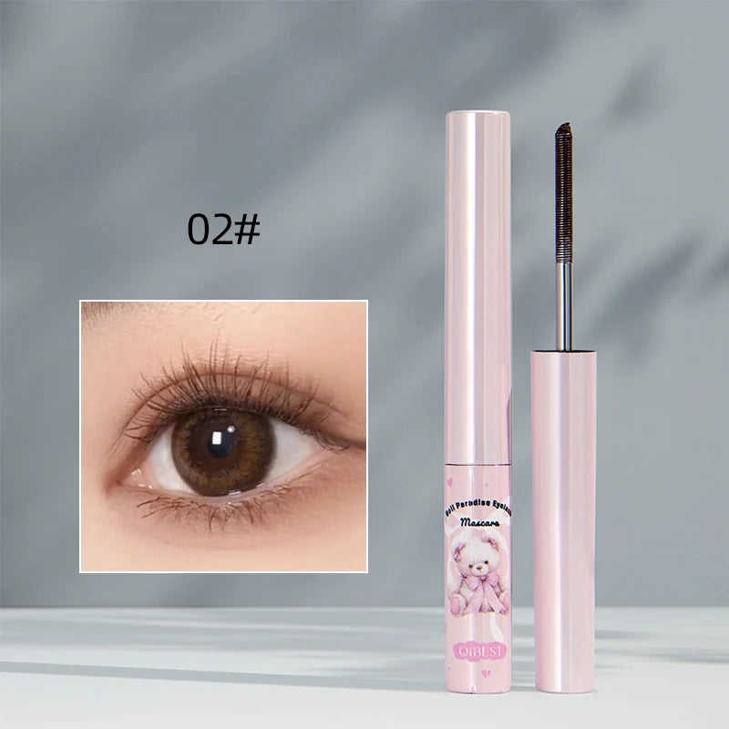 QiBest Waterproof Lengthening Mascara | Silk Fiber, No Clump