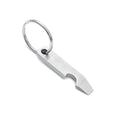Mini Stainless Steel Keychain Bottle Opener Rustproof EDC Tool Beer Cap Opener Men Gift Dad Outdoor Camping Bar Party Survival Oasis Select Silver-1pc
