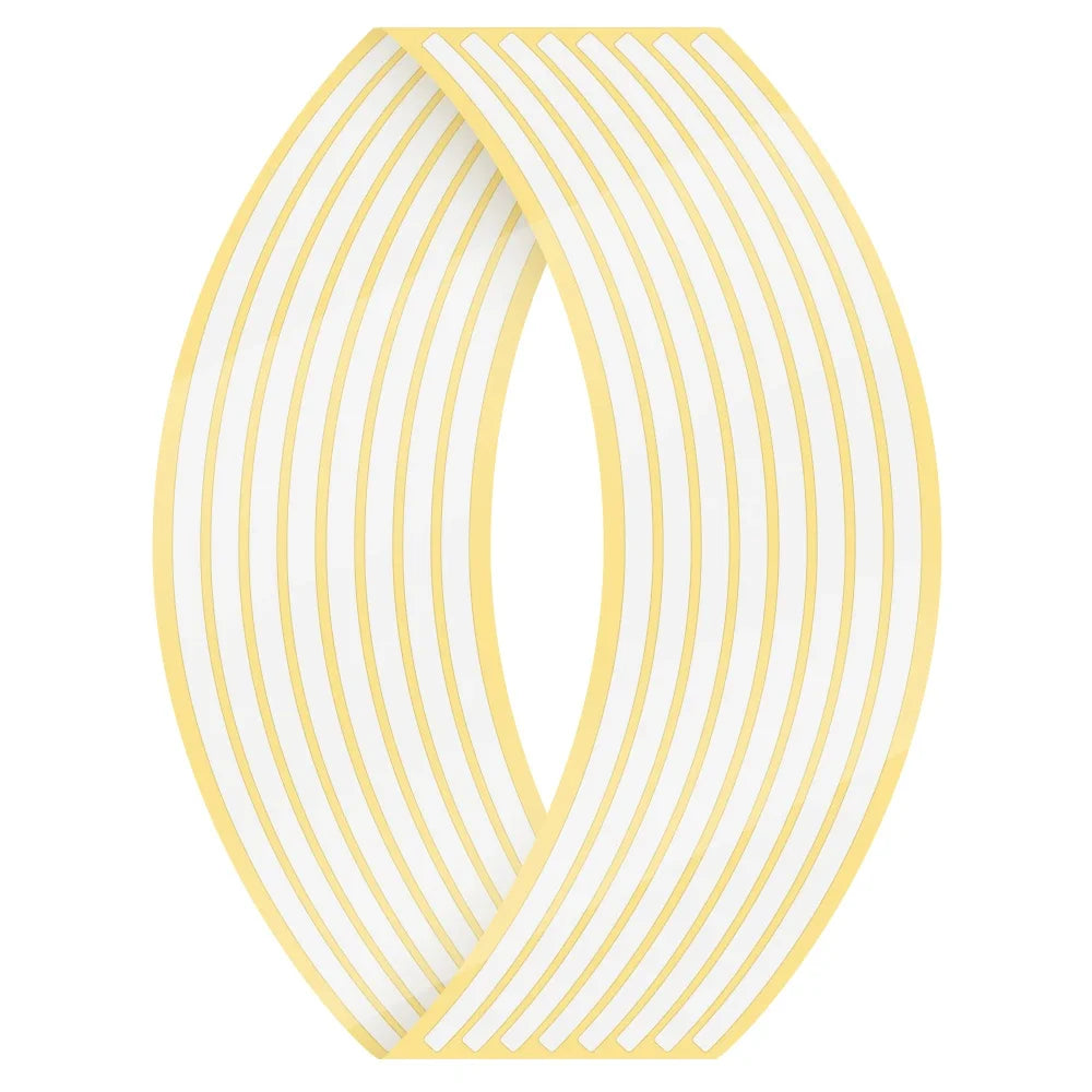 1-6set Wheel Sticker Reflective Rim Stripe Tape Bike Motorcycle Stickers For Honda For Kawasaki Z750 Z800 For YAMAHA MT07 MT09 Oasis Select Silver