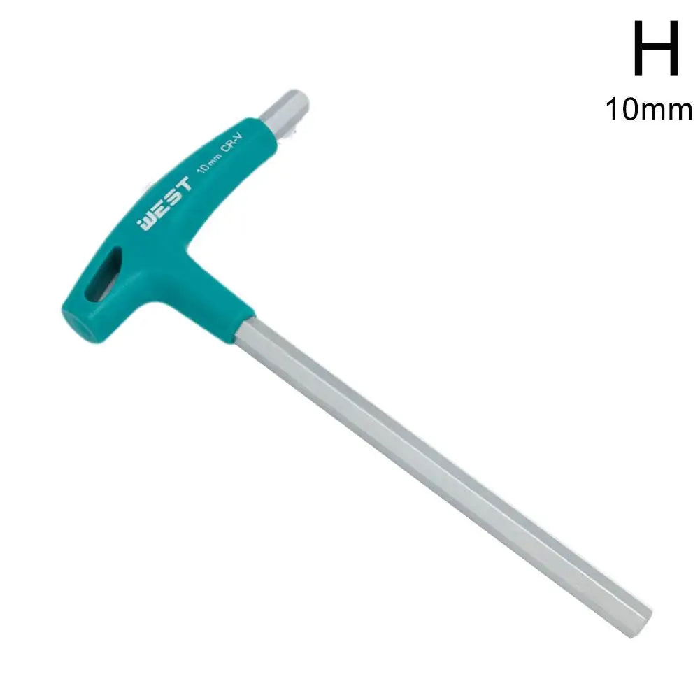 KITPIPI T-Handle Hex Allen Wrench | CRV 2mm–10mm T-Handle Hex Wrench Oasis Select 10.0mm