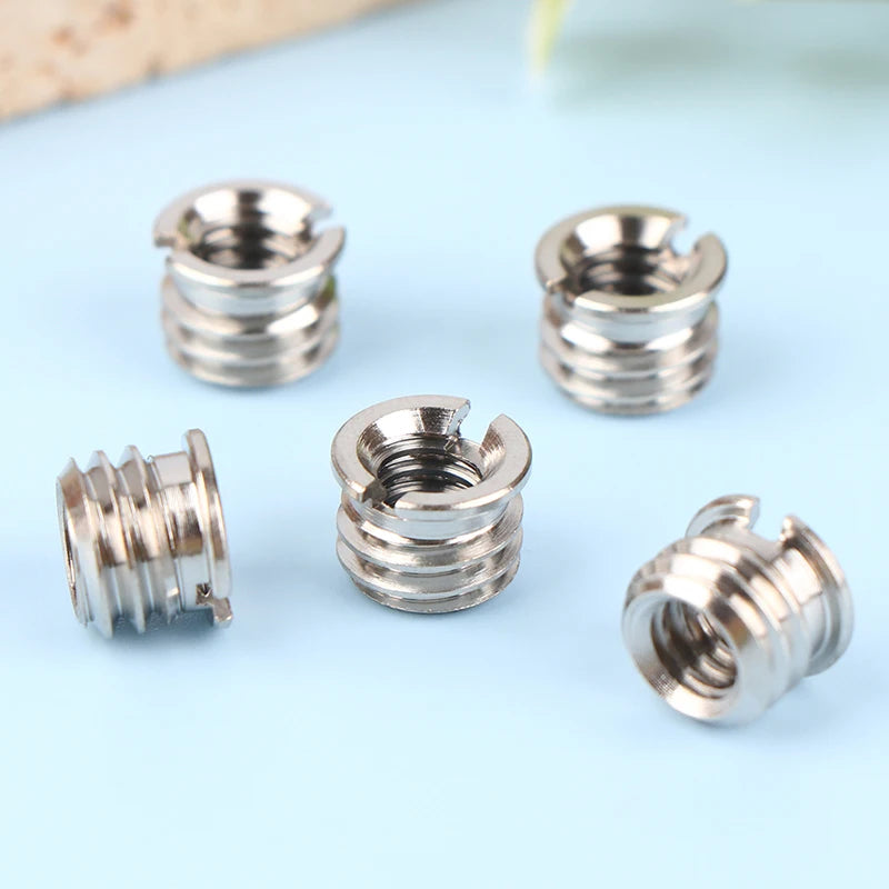 5Pcs Camera Screw Nut 1/4 To 3/8 Inch Convert Screws Standard Adapter Screw Quick Release Screw Tripod Mount Adapter Screw Oasis Select