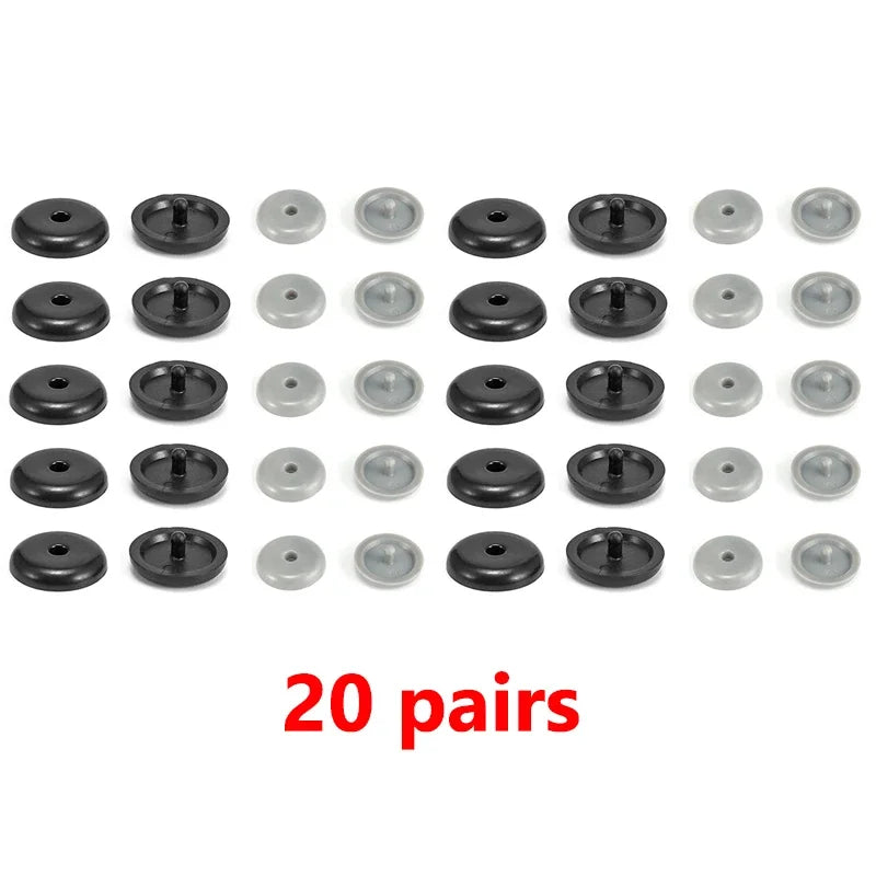 20 PCs car safety seatbelt stopper buckle automobile seat belt spacing limit stop plastic anti-slip button retainer car interior Oasis Select mix 20 pairs 2