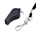 High Quality Black Whistle Referee Game Halter Whistle Outdoor Travel Hiking Whistle Suitable for Basketball Volleyball Games Oasis Select 1PCS