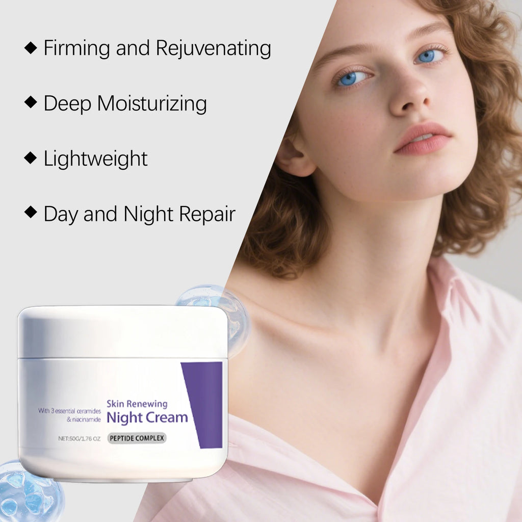 Niacinamide Brighten Night Cream Improve Dullness Inhibit Melanin Production Shrink Pores Deeply Nourish Skin Moisturizing Cream Oasis Select