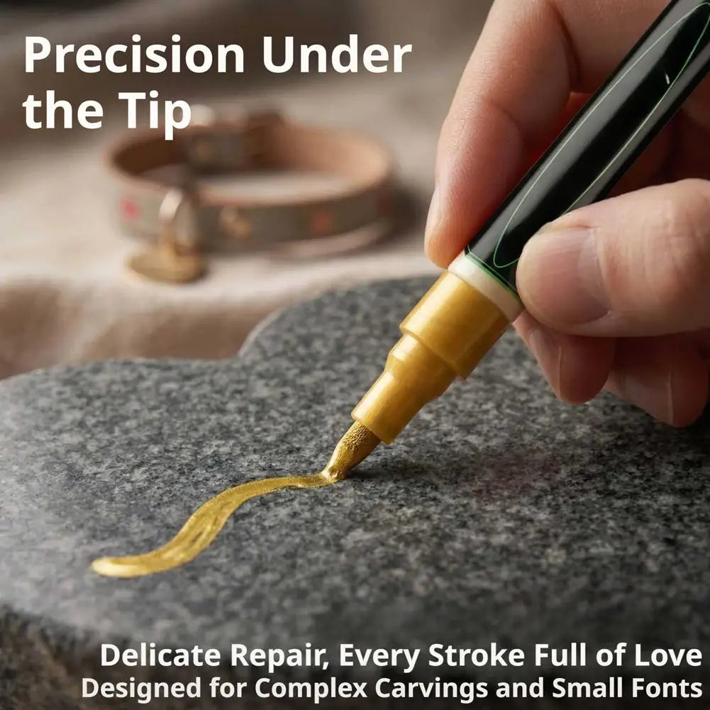 Tombstone Marker Pen Set – Waterproof Grave Inscription Pens