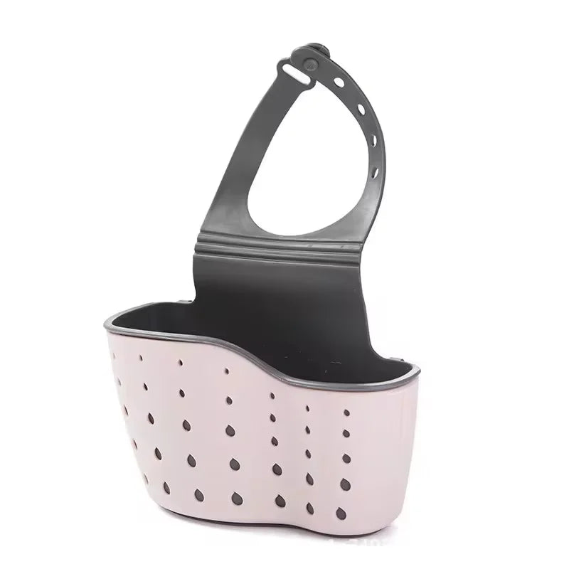 Adjustable Sink Drain Basket – Sponge & Soap Holder Sink Drain Basket Oasis Select pink