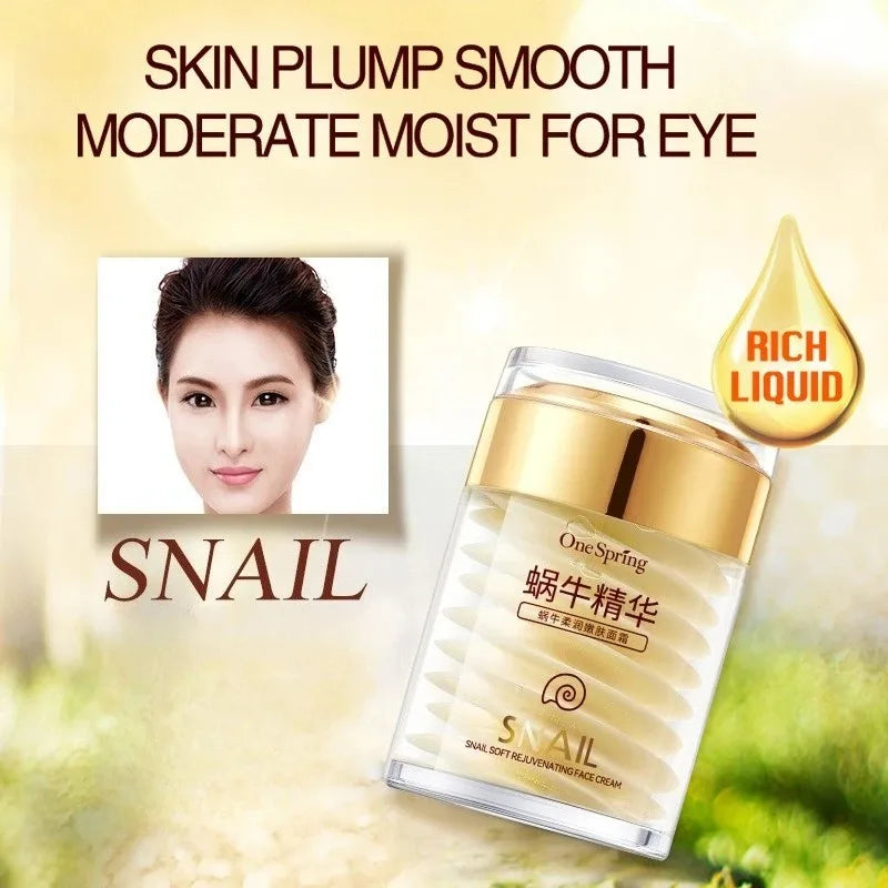 SADOER Snail Extract Face Cream 50g – Moisturizing & Smoothing Facial Moisturizer Cream Oasis Select