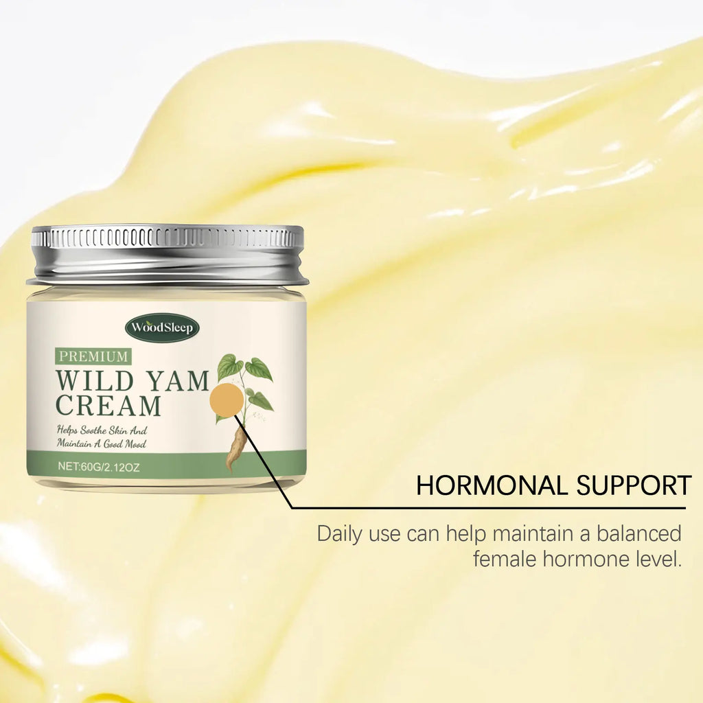 Wild Yam Body Cream – PMS, Menopause & Hormone Relief Women's Body Cream Oasis Select