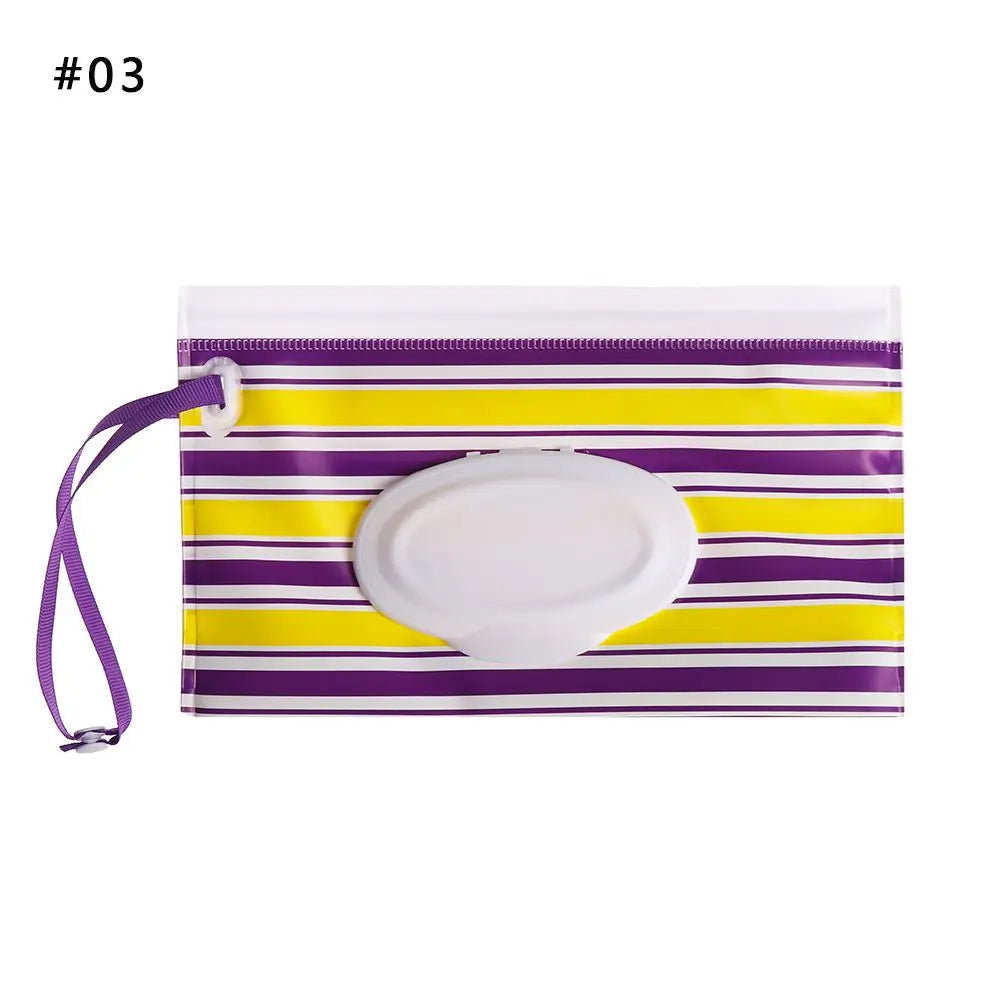 1pc Useful Outdoor Flip Cover Carrying Case Portable Baby Product Stroller Accessories Wet Wipes Bag Tissue Box Cosmetic Pouch Oasis Select 3