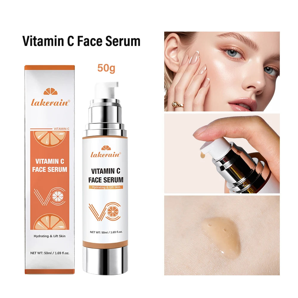 Super Vitamin C Serum for Face Dark Spot Remover for Face Skin Care Hyaluronic Acid Serum Targets Age Spots Hydrates and Wrinkle Oasis Select