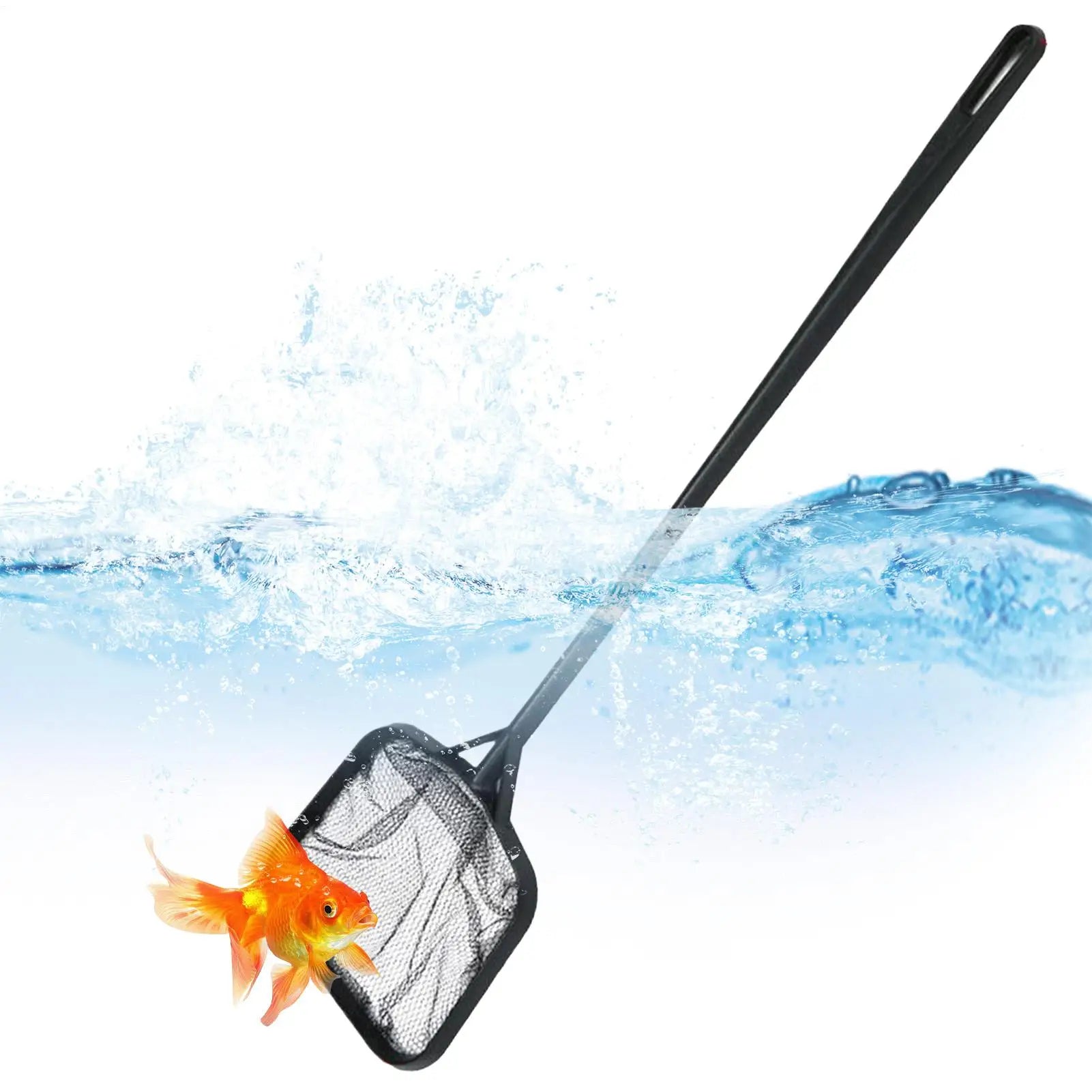 Pool Net Fish Tank Salvage Net Aquarium Cleaning Tool Portable Debris Removal Accessories for Fish Tank Tubs Fountain Oasis Select Default Title