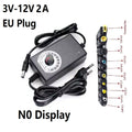 AC Adjustable Power Adapter 9V 12V 24V 1A 2A 3A Adapter 34PCS 8PCS 108PCS Universal AC Power Adapter Various Voltage DC Source Oasis Select EU 2A 10PCS Plug