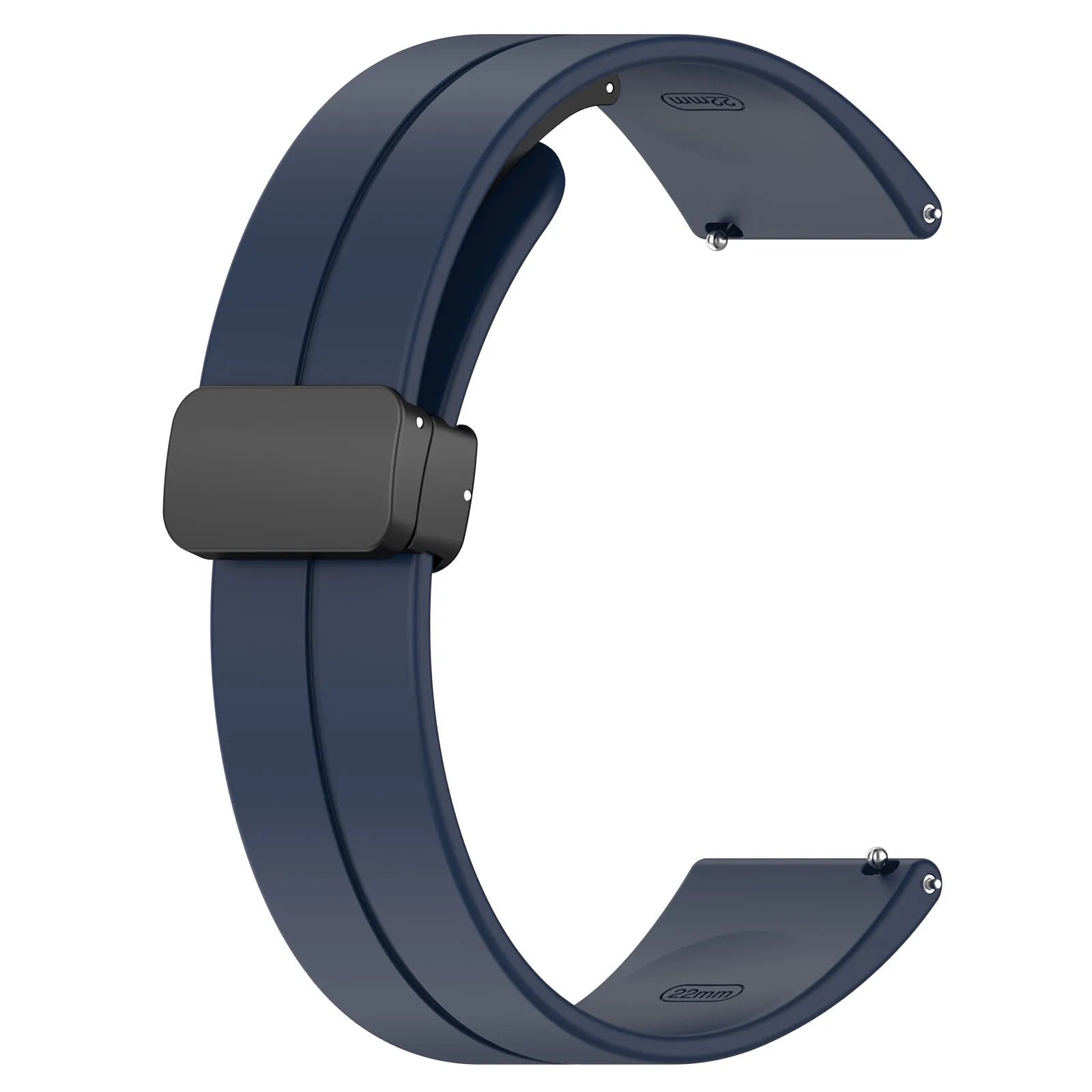 Silicone Watch Band 20mm/22mm – Xiaomi Samsung Huawei Strap Silicone Watch Band Oasis Select dark blue 20MM